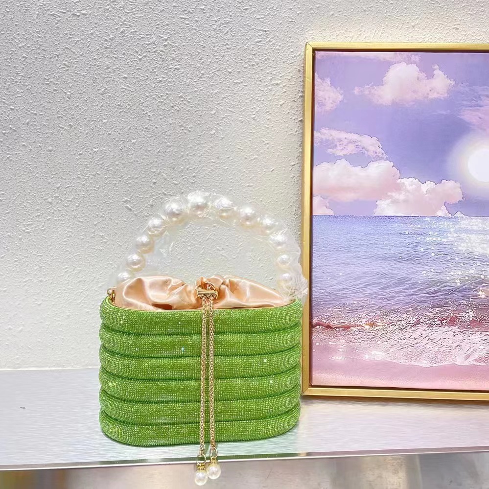 Ví Cầm Tay Đính Đá Lấp Lánh Thời Trang Cho Nữ