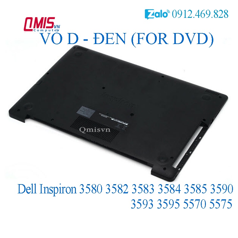 Vỏ laptop Dell Inspiron 3580 3582 3583 3584 3585 3590 3593 3595 5570 5575, Vostro 3580 3581 3582 3583 3590 3591