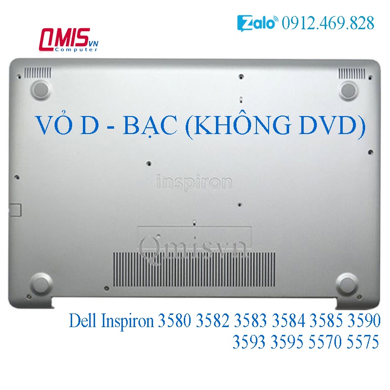 Vỏ laptop Dell Inspiron 3580 3582 3583 3584 3585 3590 3593 3595 5570 5575, Vostro 3580 3581 3582 3583 3590 3591