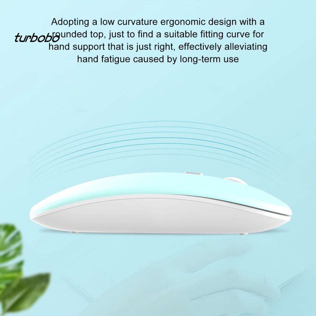 Turbobo Chuột Không Dây bluetooth 2.4ghz Sạc Pin Cho Văn Phòng