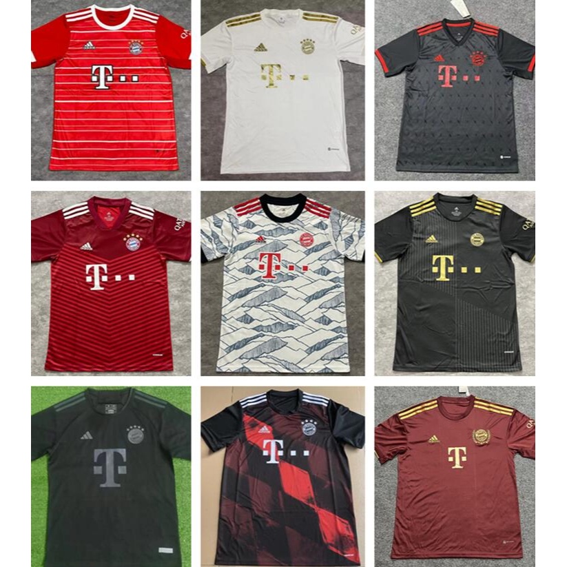 Bộ Đồ Đồng Phục Bóng Đá 3D Đội Nhà bayern munich 22 / 23 2021 2022