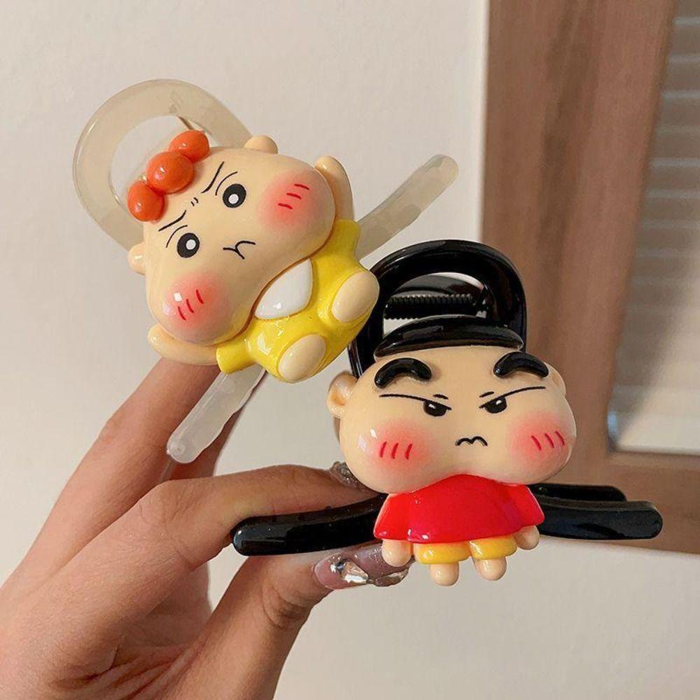 Kẹp Tóc Hình Hoạt Hình Cậu Bé Bút Chì shin-chan Dễ Thương Cho Bé Gái