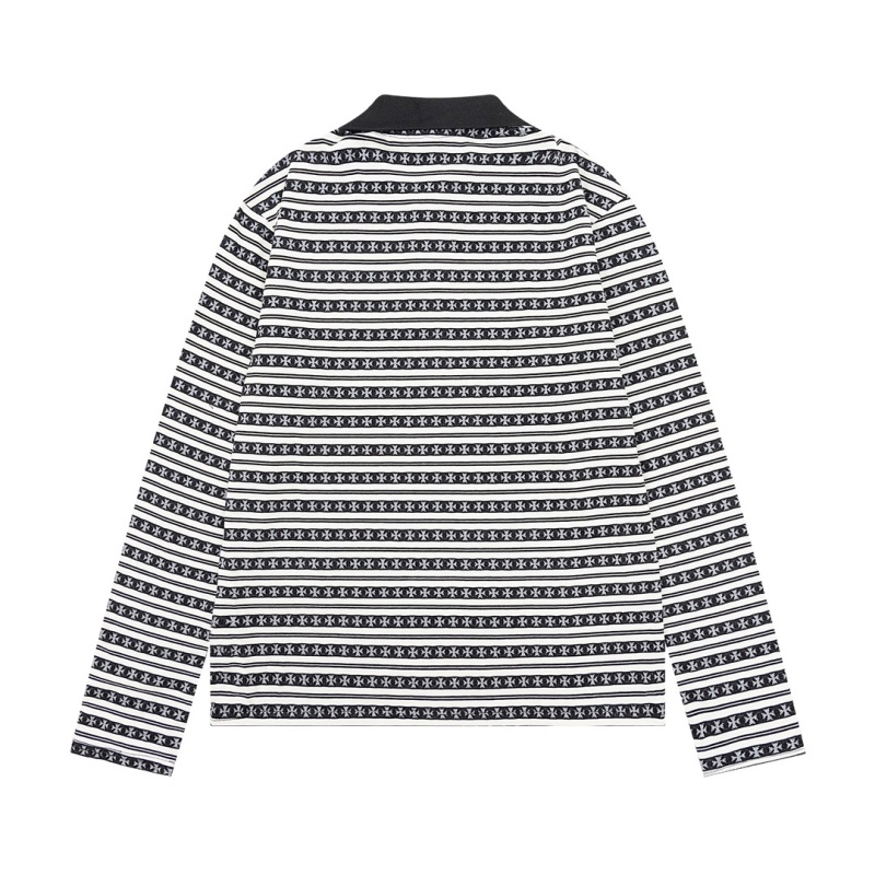 Áo Thun Dài Tay Thêu logo Trái Tim chrome Cho Cả Nam Và Nữ Siêu Đẹp Và Đang Nói Chuyện Phù Hợp Với Cả Nam Và Nữ