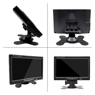 Màn hình ô tô 7 "16: 9 màn hình 800 * 480 với đầu vào video 2 chiều tft hd kỹ thuật số cho camera quan sát phía sau bãi