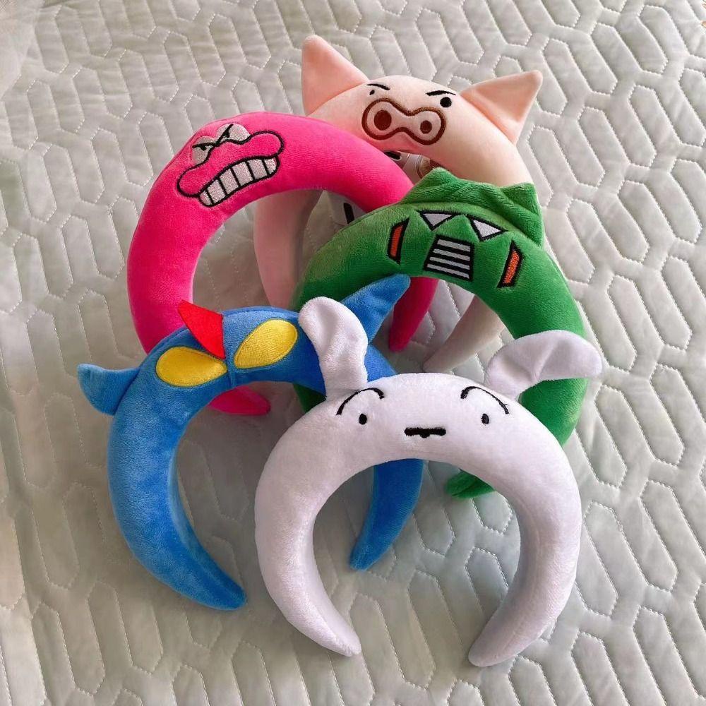 Băng Đô Cài Tóc Bằng Vải Bông Ba Chiều Hình Nhân Vật anime Cậu Bé Bút Chì shin-chan Dễ Thương Phong Cách Hàn Quốc