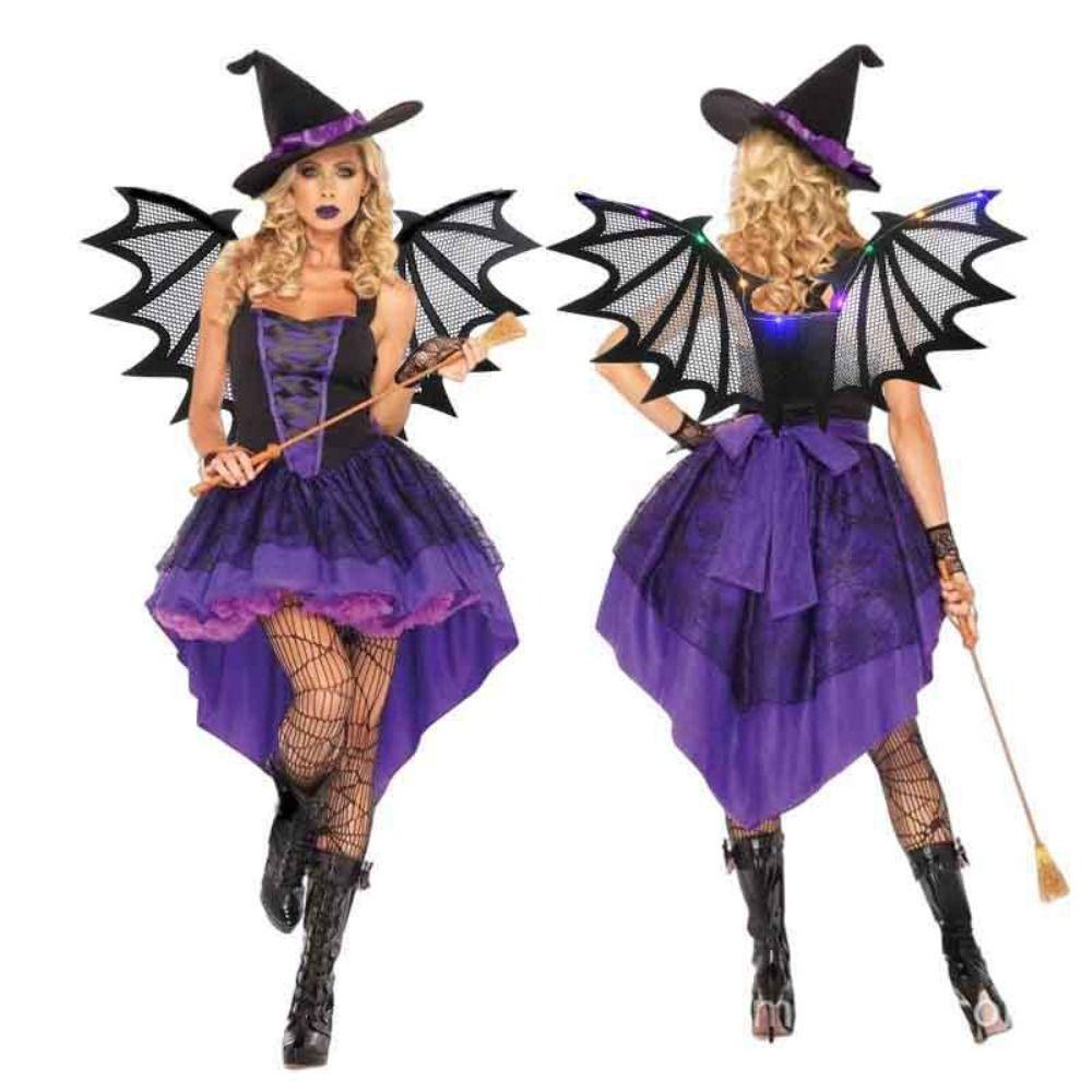 Cánh Dơi Màu Đen / Xanh Lá / Đỏ Phát Sáng 1 Cho halloween