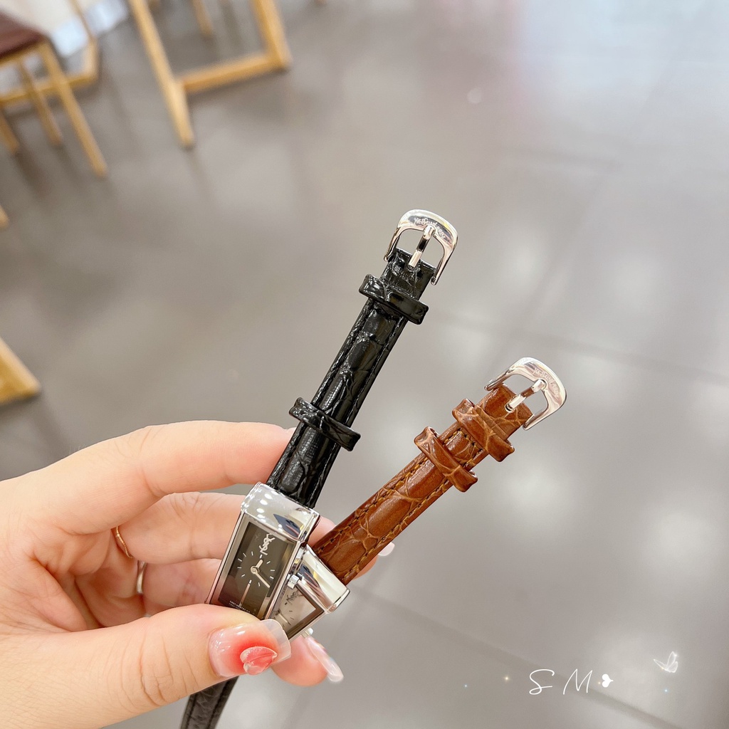 Đồng Hồ Đeo Tay Mặt Vuông Thời Trang Cho Cặp Đôi