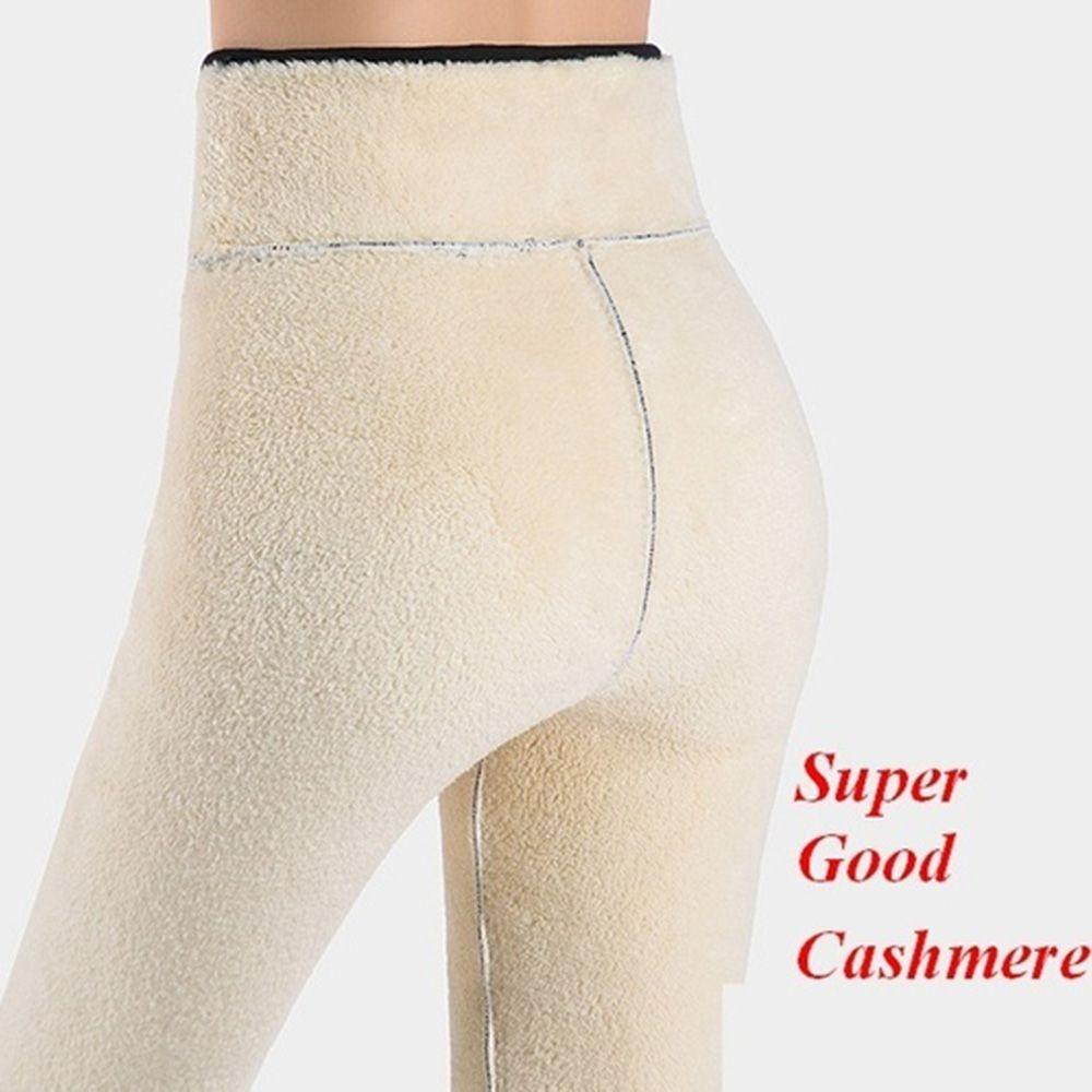 Okdeals Quần Legging Lông Cừu Lót Lông Cừu Dày Mềm Mại Màu Đen Xám Với Miếng Vá Cao Linh Hoạt Dành Cho Bạn Nữ Mặc Vào Mùa Đông