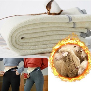 LLCY Quần Legging Lót Lông Cừu Dày Mềm Mại Lưng Cao Linh Hoạt Thời Trang Thu Đông Cho Nữ