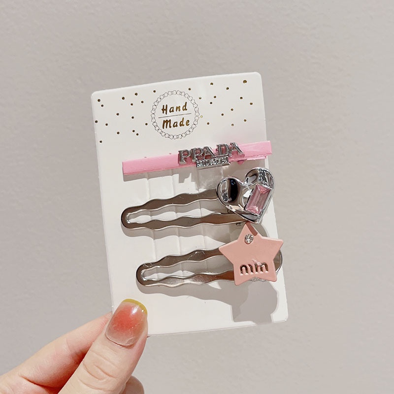 Thời Trang Kẹp Tóc Hình Ngôi Sao y2k Đính Đá Sang Trọng