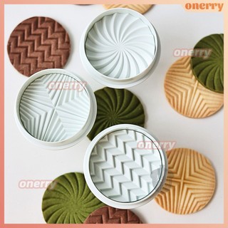 3 cái/bộ hình học bánh quy hình khuôn bánh lò xo bánh quy áp lực bằng tay dụng cụ trang trí tự làm onerryvn onerryvn