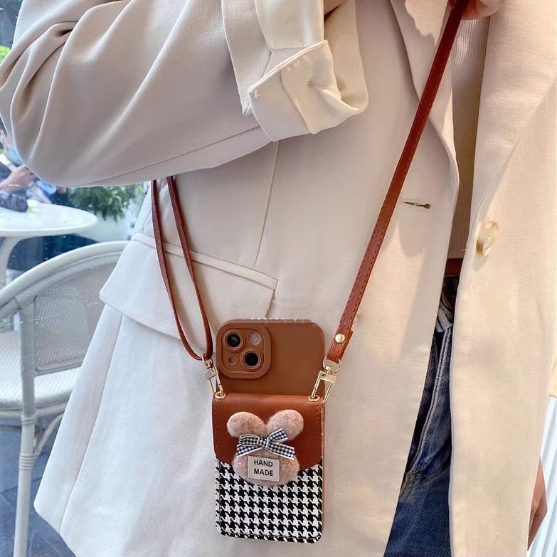 Bao Da Điện Thoại Hình Thỏ Dạng Ví Cho Samsung Galaxy S23 S22 S21 S20 Note 10 20 Ultra FE Lite A31 A20S A71 A21S A51 Vỏ