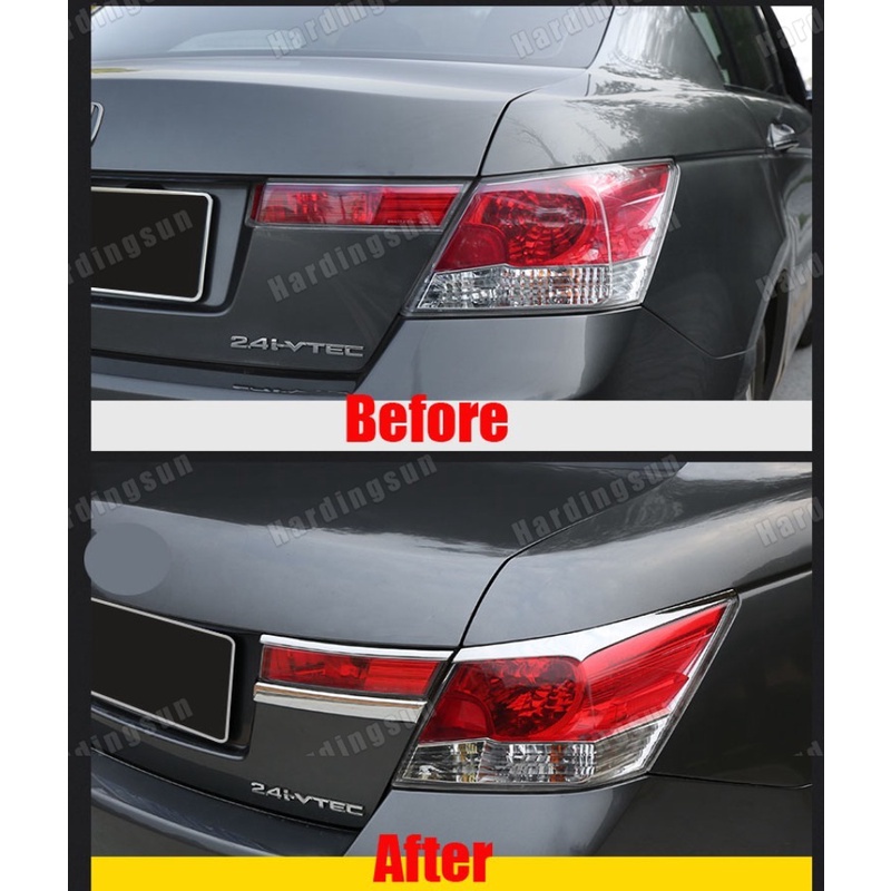 Set 2 Khung Viền Đèn Sương Mù Phía Sau Xe honda accord 8th 2008 2009 2010 2011 2012