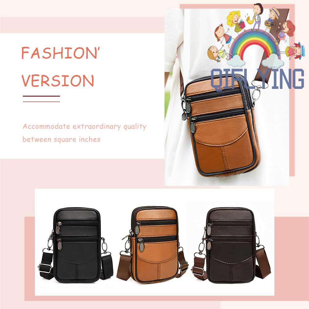 Túi Đeo Chéo Da Bò Đa Năng Cho Nam