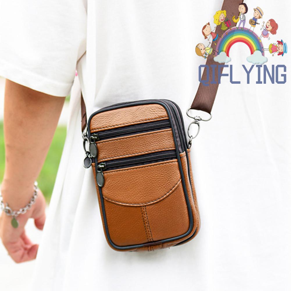Túi Đeo Chéo Da Bò Đa Năng Cho Nam