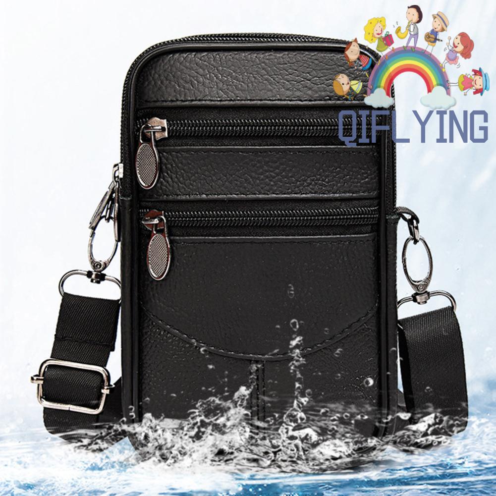 Túi Đeo Chéo Da Bò Đa Năng Cho Nam