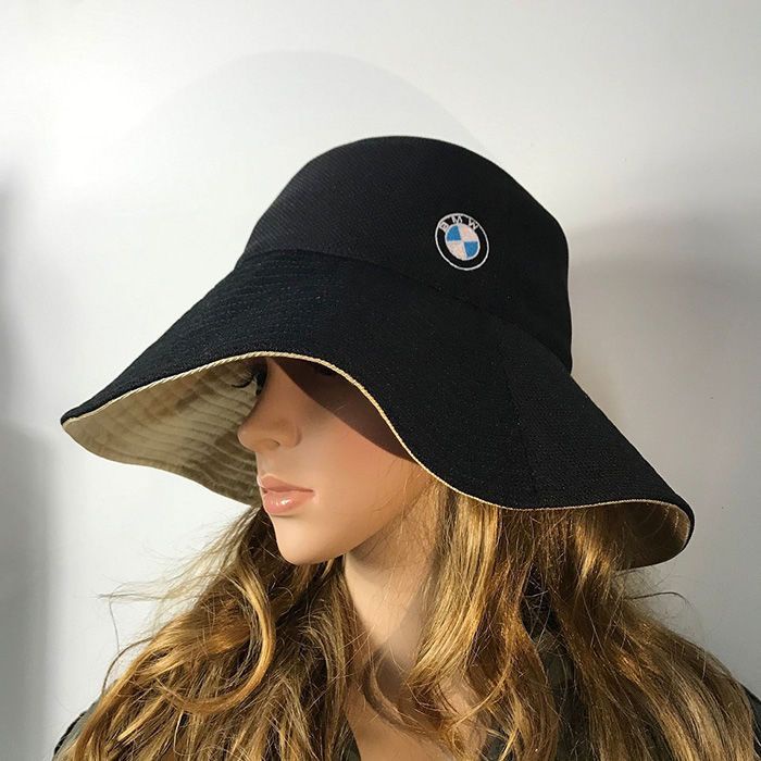Hàng hóa ô tô BMW Mũ xô BMW Hai mặt Mũ lớn Mũ chống nắng Mũ BMW Mũ tùy chỉnh