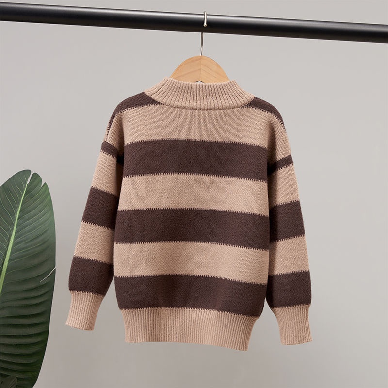 Áo sweater Chất Liệu Dày Dặn Ấm Áp Thời Trang Thu Đông Phong Cách Hàn Quốc Cho Bé Trai 2023