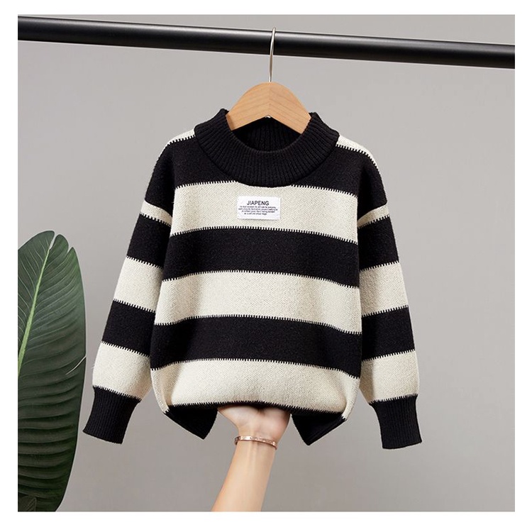 Áo sweater Chất Liệu Dày Dặn Ấm Áp Thời Trang Thu Đông Phong Cách Hàn Quốc Cho Bé Trai 2023