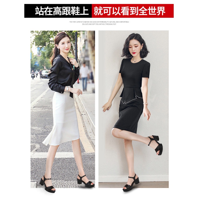 Sandal Đế Dày Bằng Da Thật Thời Trang Mùa Hè 2022 Mới Cho Nữ