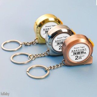 Thước dây thép mini 2m đa năng có móc khóa