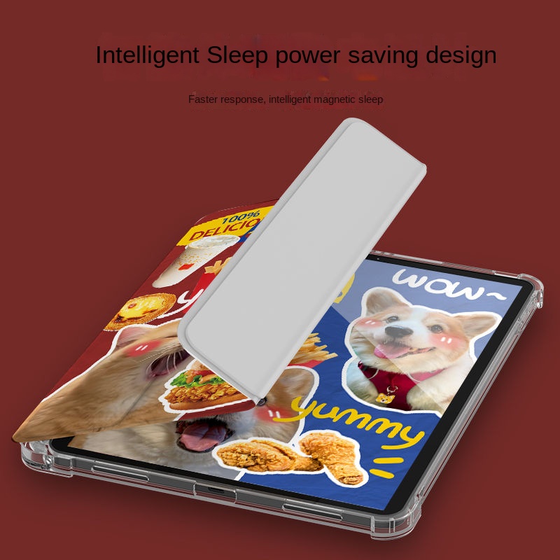Bao Da Máy Tính Bảng Silicon Trong Suốt Hình Cánh Gà gen10 Cho ipad air 4 10.9 air1 / 2 / gen5 / 6 9.7 air 3 10.5 mini6 ipad 2021 pro11 Ốp
