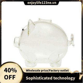 Phim truyền hình Hàn Quốc Piggy Bank Money Bank Borosilicate Glass Dễ thương Piggy Bank Nội thất gia đình