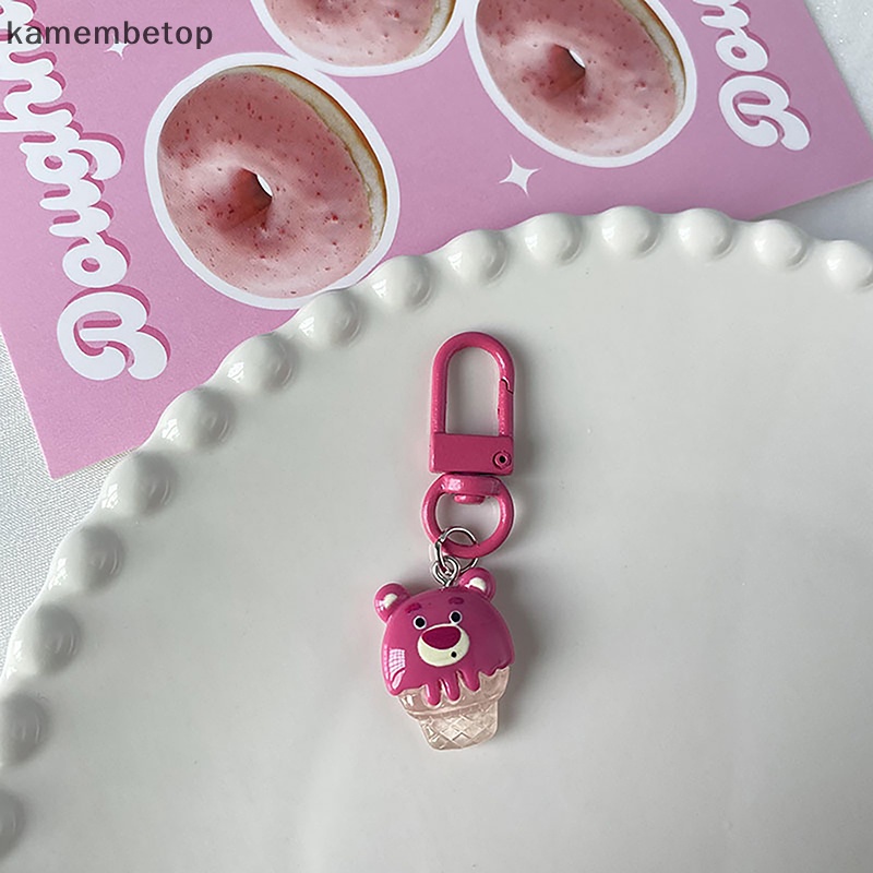Beto Móc Khóa Hình Gấu Dâu Tây mini Dễ Thương