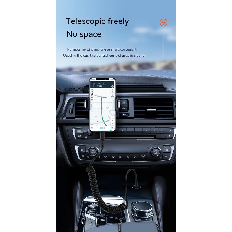 Cáp Sạc Nhanh pd20w Dạng Lò Xo Chuyên Dụng Cho Điện Thoại apple 14promax