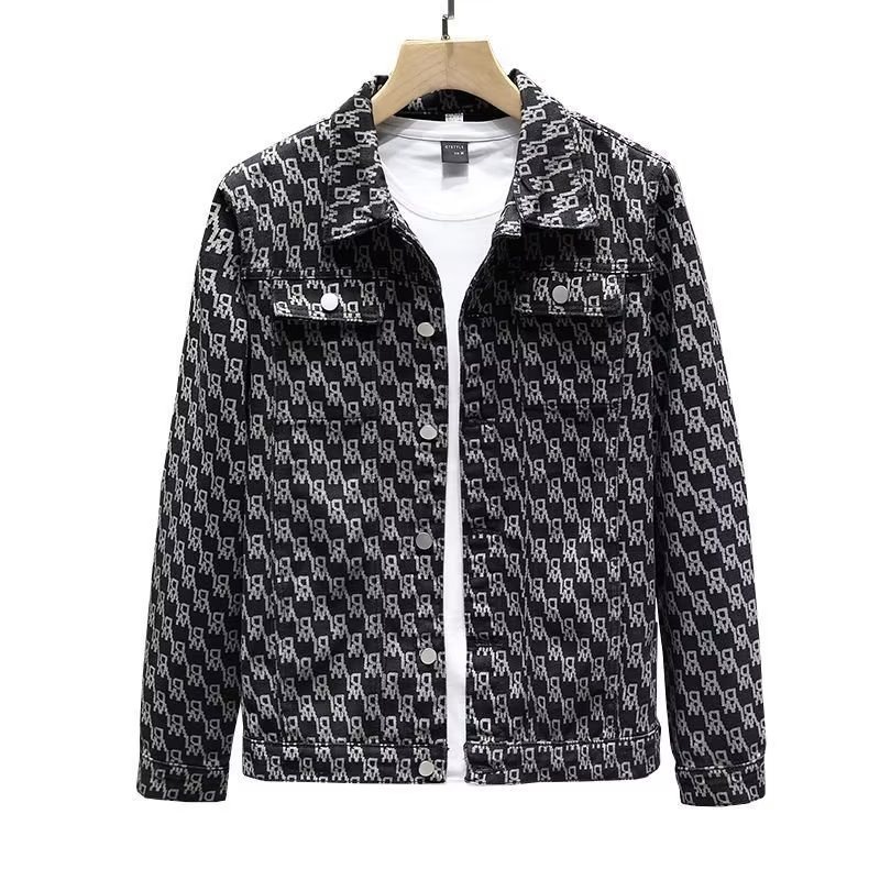 Áo Khoác Jean Phong Cách retro Thời Trang Xuân Thu Mới Cho Nam