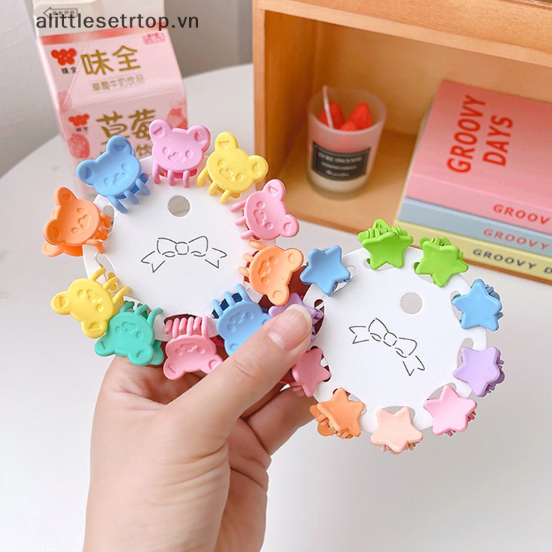 Set 10 Kẹp Tóc mini Nhiều Hình Dạng Dễ Thương Thời Trang Cho Bé Gái