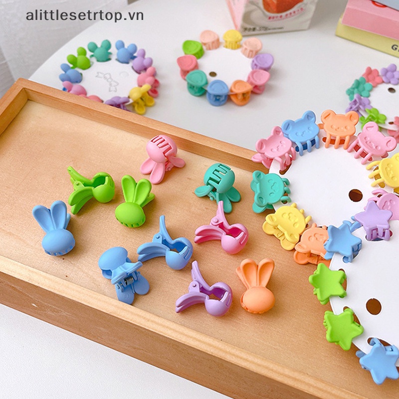 Set 10 Kẹp Tóc mini Nhiều Hình Dạng Dễ Thương Thời Trang Cho Bé Gái