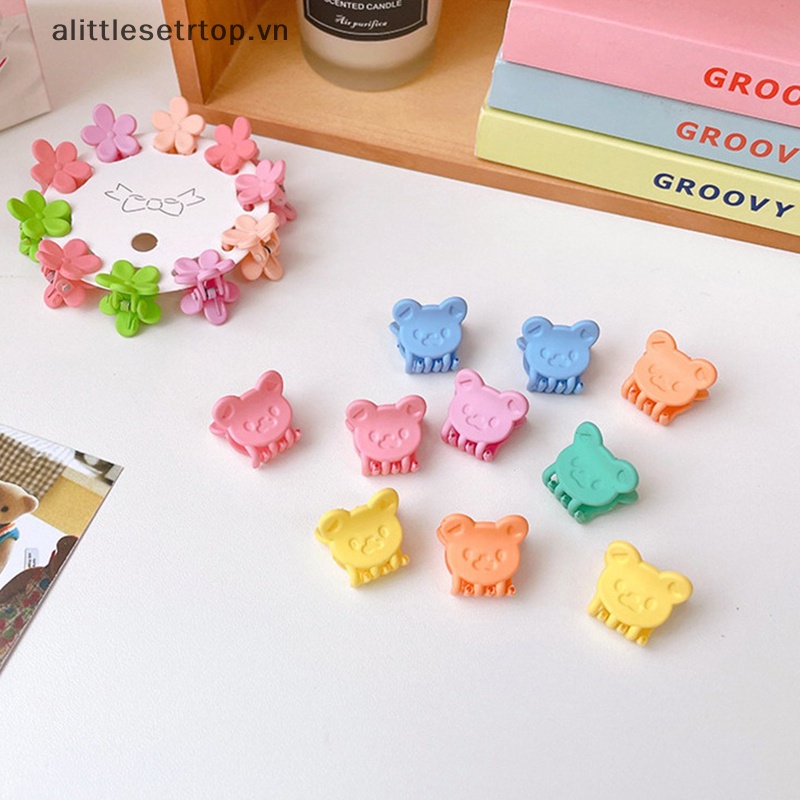 Set 10 Kẹp Tóc mini Nhiều Hình Dạng Dễ Thương Thời Trang Cho Bé Gái