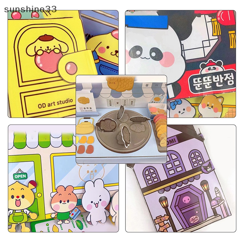 Sách kuromi melody Dễ Thương Sáng Tạo Tự Làm Thủ Công Cho Bé Gái