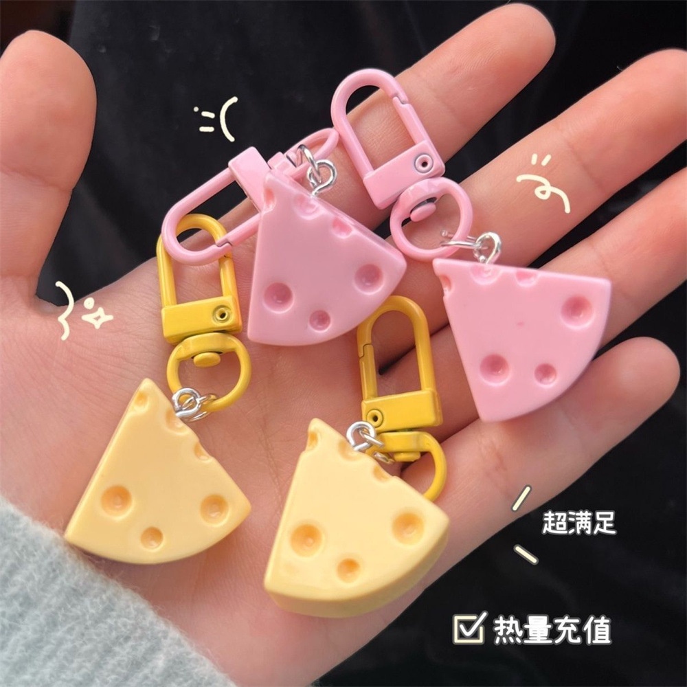 Móc Khóa Hình Phô Mai Xinh Xắn Đáng Yêu