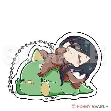 Móc khóa 4cm in hình BLUE LOCK Tiền đạo số 1 ver KHỦNG LONG anime chibi Mica trong acrylic quà tặng dễ thương RLC
