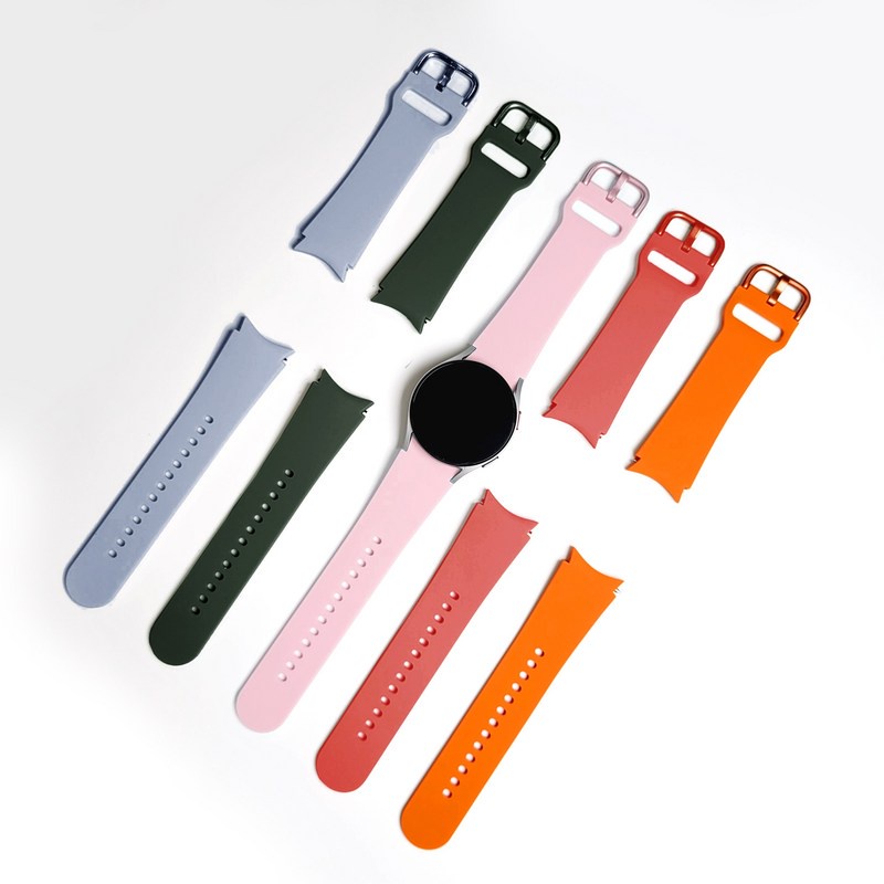 Dây Đeo Đồng Hồ Bằng silicone Cho samsung galaxy watch 6 5 4 40mm 44mm watch 5 pro 45mm galaxy watch