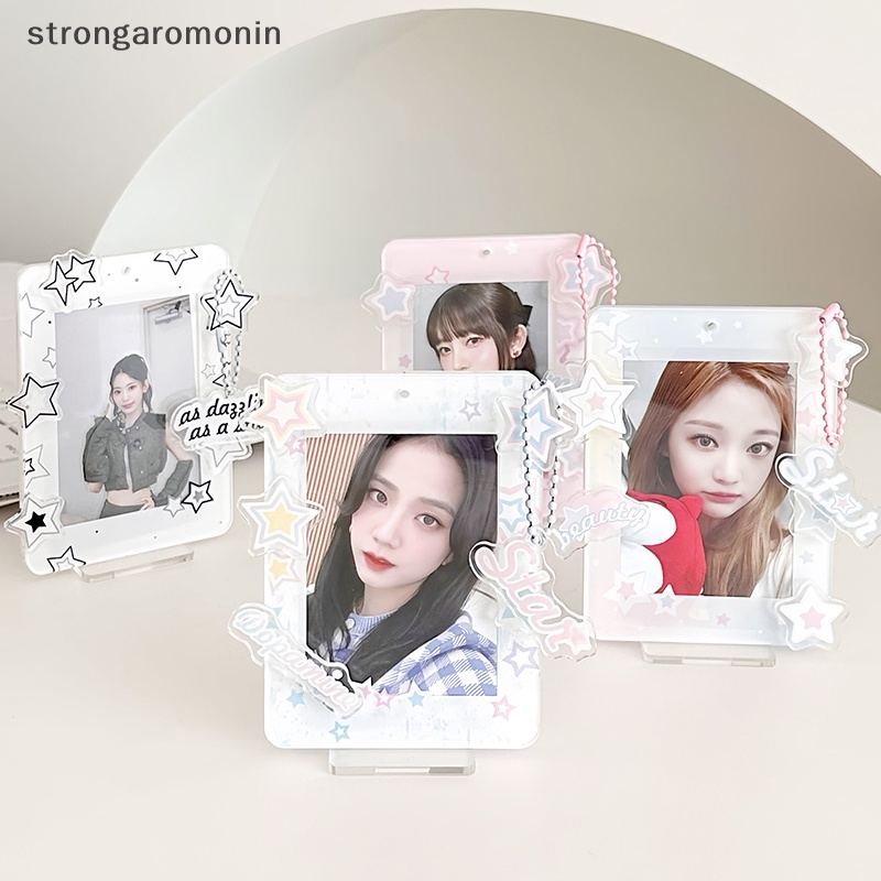 Khung Đựng Ảnh / Thẻ Id / Thẻ Id Bằng acrylic Kích Thước 3 inch Để Bàn Trang Trí