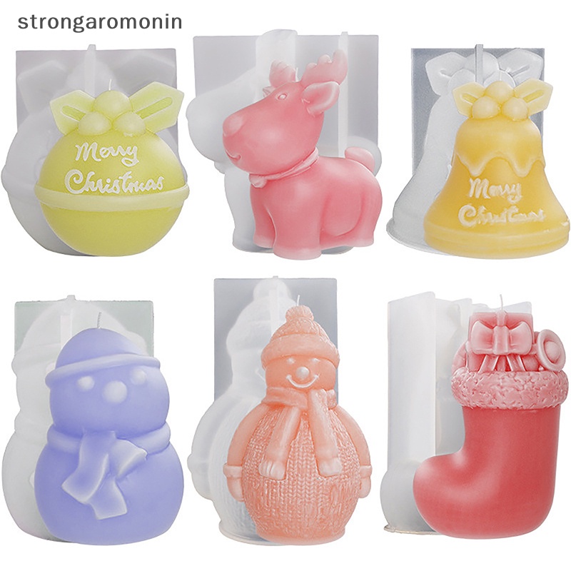 Khuôn silicone Làm Xà Phòng Hình Vớ Giáng Sinh