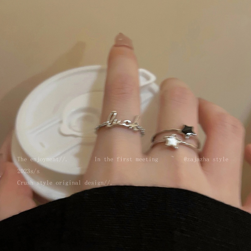 Nhẫn Hình Ngôi Sao May Mắn Cho Nữ