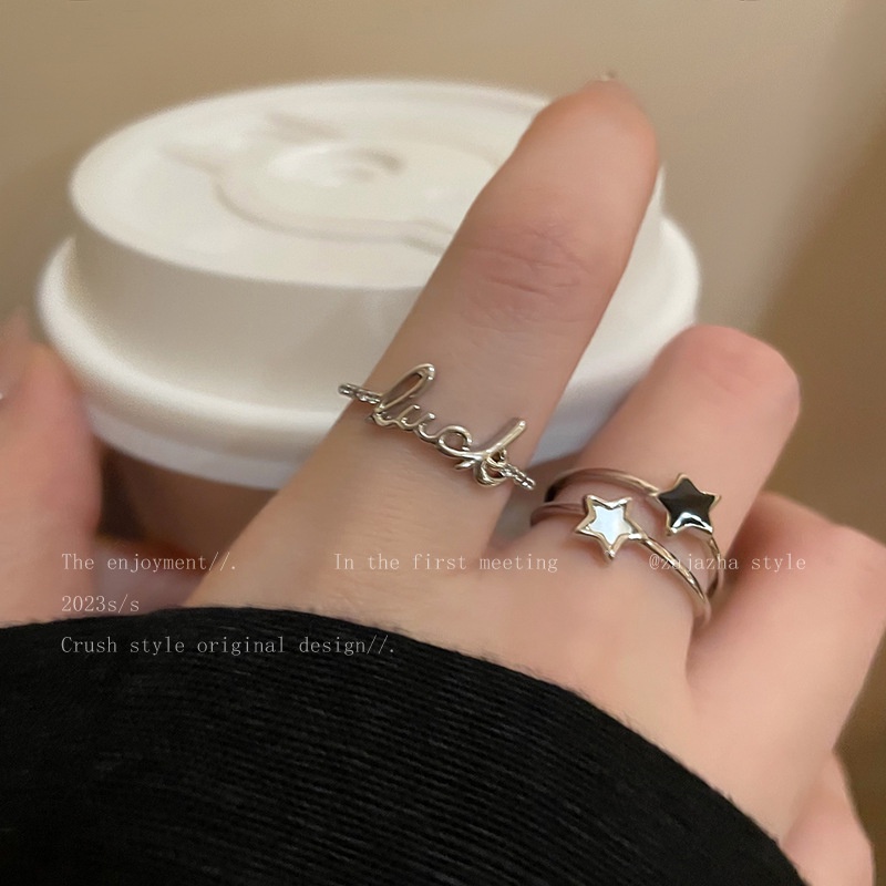Nhẫn Hình Ngôi Sao May Mắn Cho Nữ