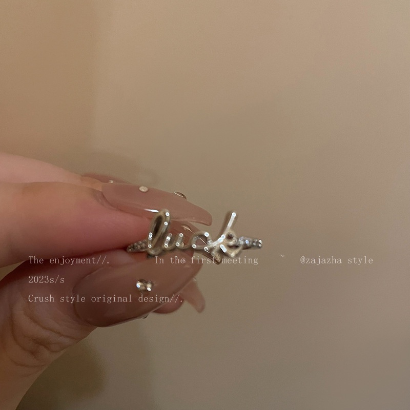 Nhẫn Hình Ngôi Sao / Ngọc Trai Đính Đá Thời Trang Cho Nữ