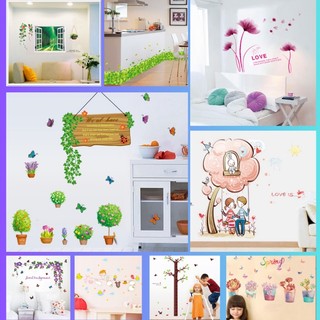 -Decal dán tường trang trí phòng đẹp nhiều mẫu xả đồng giá