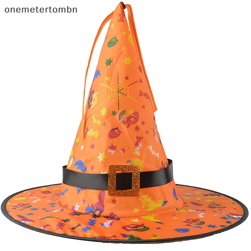 Bn Nón Phù Thủy Có Đèn led Phát Sáng Trang Trí halloween