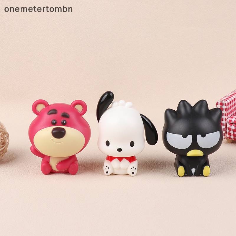 Bn kawaii Mô Hình Nhân Vật anime cinnamoroll pachacco kuromi hello kitty Dễ Thương Trang Trí Bánh Kem diy