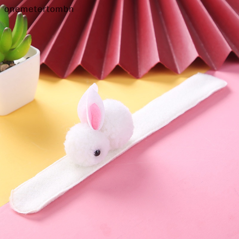 Bn Vòng Đeo Tay Mặt Thỏ Nhồi Bông Dễ Thương Dùng Làm Quà Tặng Sinh Nhật Cho Bé Gái