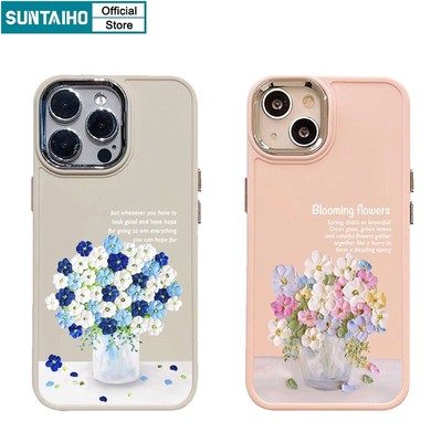 Suntaiho Ốp Điện Thoại Silicon Mềm Chống Sốc Họa Tiết Tranh Sơn Dầu Cho iphone 14 pro max 13 12 11 pro max xs max x xr ip 8 plus 7 plus