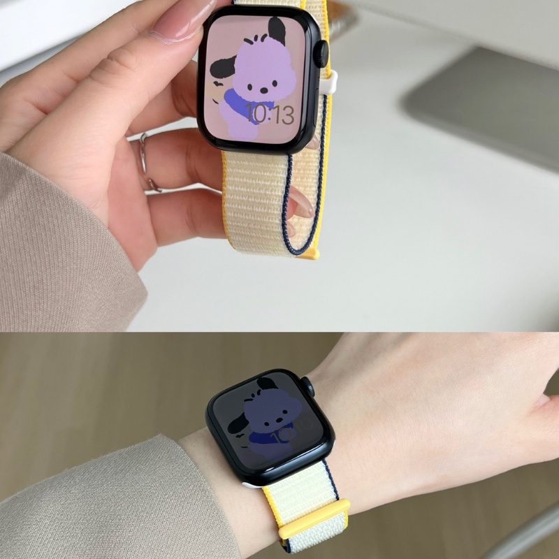 Dây Đeo nylon Cho Đồng Hồ Thông Minh aw watch 44mm 40mm 49mm 45mm 41mm 42 / 38mm i-watch series 7 8 3 6 se ultra