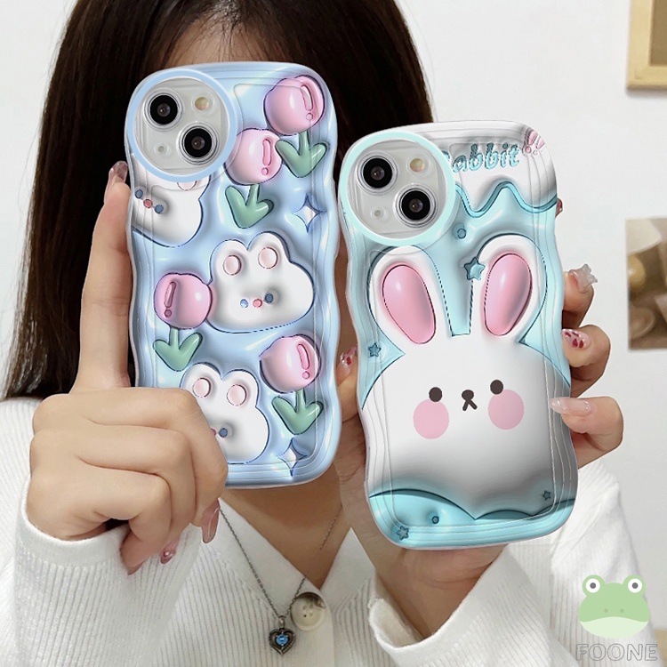 Ốp Lưng DẻO HìNh Con Thỏ Cho iphone 14 13 12 11 pro max x xs xr 7 8 6 6s plus