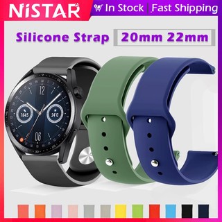 Silicone Dây Đeo Thể Thao Bằng Silicon Cho galaxy watch 6 5 4 3 40mm 44mm 42mm 44mm 45mm 43mm 47mm classic / active 2 / s3 / gt2 3 4 pro watch 4 3 46mm